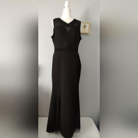 Candalite dress long Color Black Size  XL Style Shift Maxi Polyester And spandex - Picture 1 of 11